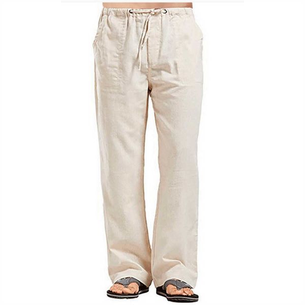 men's pants men's cotton linen pants summer solid color breathable linen trousers male casual elastic waist fitness pants z0306, Black
men's pants men's cotton linen pants summer solid color breathable linen trousers male casual elastic waist fitness pants z0306, Black