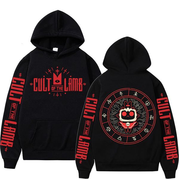 men's hoodies sweatshirts anime cartoon game cult of the lamb double sided graphic hoodie men women fleece cotton oversized sportswear, Black
men's hoodies sweatshirts anime cartoon game cult of the lamb double sided graphic hoodie men women fleece cotton oversized sportswear, Black