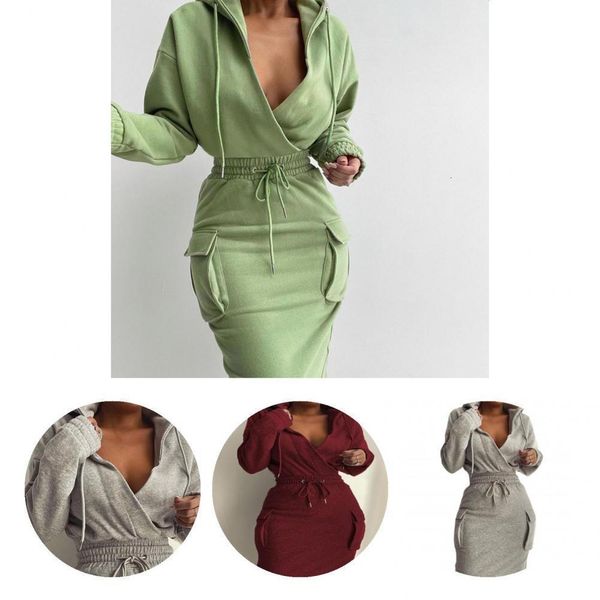 two piece dress 1 set women blouse skirt slimfitting pure color pullover solid midcalf suit 230307, White
two piece dress 1 set women blouse skirt slimfitting pure color pullover solid midcalf suit 230307, White