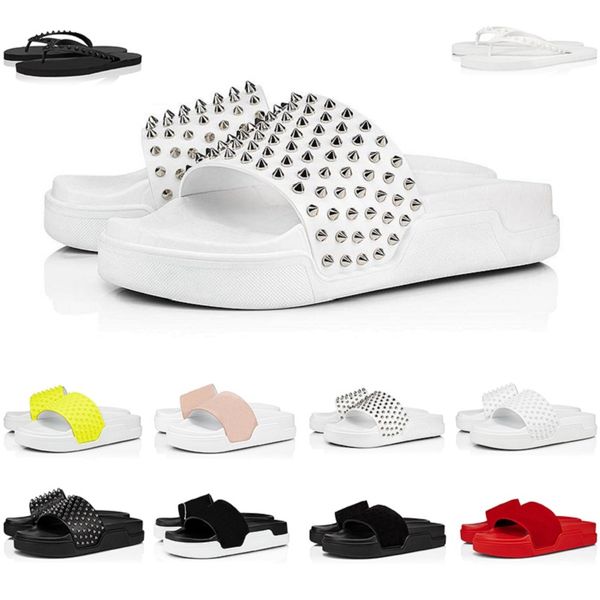 luxury men slippers designer sandals fashion slides triple black white spikes mens flat flip flops beach l platform sandal side slipper with
luxury men slippers designer sandals fashion slides triple black white spikes mens flat flip flops beach l platform sandal side slipper with