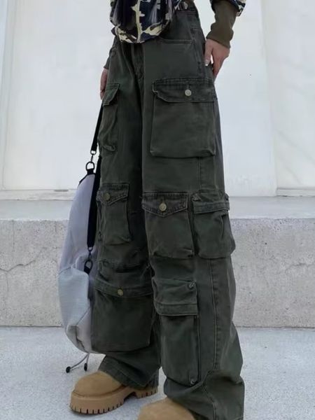 women's pants s cargo women sweet girls fashion retro loose long trousers multi pocket hiphop casual streetwear clothes vintage y2k 230, Black;white
women's pants s cargo women sweet girls fashion retro loose long trousers multi pocket hiphop casual streetwear clothes vintage y2k 230, Black;white