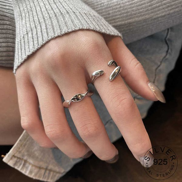 band rings 925 sterling silver rings for women curve lines vintage wedding trendy jewelry large adjustable antique rings anillos aa230306
band rings 925 sterling silver rings for women curve lines vintage wedding trendy jewelry large adjustable antique rings anillos aa230306