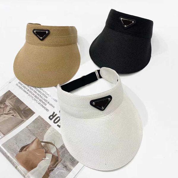 2023 designer empty visor straw hat luxury gentleman cap men women sun hats 5ajj, Blue;gray
2023 designer empty visor straw hat luxury gentleman cap men women sun hats 5ajj, Blue;gray