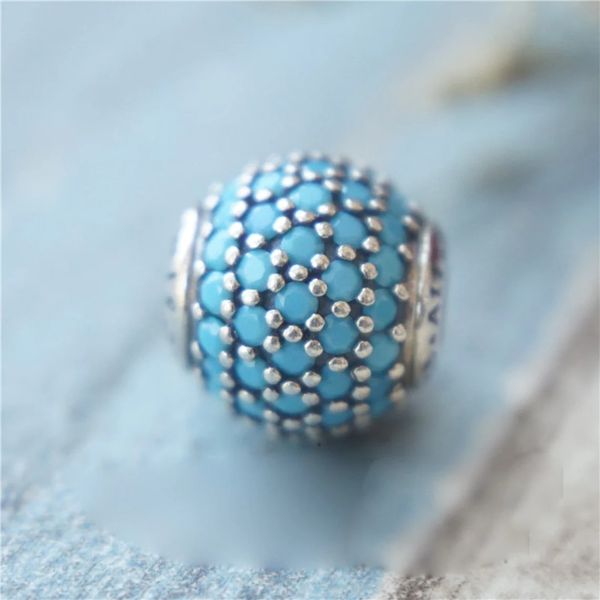 925 sterling silver essence wisdom & pave turquoise bead only fits european jewelry pandora essence style charm bracelets, Black
925 sterling silver essence wisdom & pave turquoise bead only fits european jewelry pandora essence style charm bracelets, Black