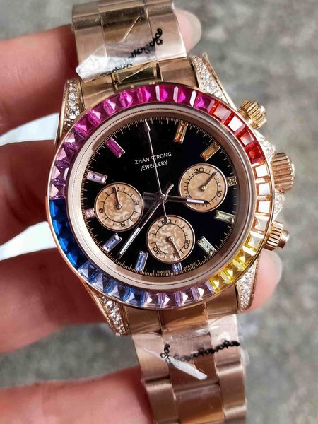 fashion designer mens wristwatches automatic mechanical men's watches 40mm diamond bezel stainless steel sports waterproof men wristwat, Slivery;golden
fashion designer mens wristwatches automatic mechanical men's watches 40mm diamond bezel stainless steel sports waterproof men wristwat, Slivery;golden