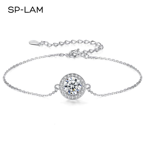 charm bracelets 1ct bracelet with certificate korean fashion trendy 925 sterling silver chain charms for women luxe jewelry 230306, Golden;silver
charm bracelets 1ct bracelet with certificate korean fashion trendy 925 sterling silver chain charms for women luxe jewelry 230306, Golden;silver