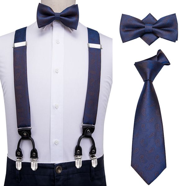 suspenders hitie fashion royal blue for pants leather 6 clips braces vintage men's bow tie and suspender men 35cm width 230307, Black;white
suspenders hitie fashion royal blue for pants leather 6 clips braces vintage men's bow tie and suspender men 35cm width 230307, Black;white