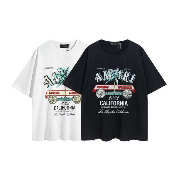 t-shirts amnri tee men women cotton leisure designer fashion brand simple 2023 spring summer casual short sleeve coconut tree pattern, White;black
t-shirts amnri tee men women cotton leisure designer fashion brand simple 2023 spring summer casual short sleeve coconut tree pattern, White;black
