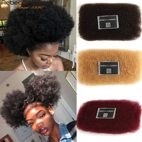 wig caps rebecca brazilian remy hair afro kinky curly bulk human hair for braiding 1 bundle 50gpc natural color braids hair no weft j230306, Black;brown
wig caps rebecca brazilian remy hair afro kinky curly bulk human hair for braiding 1 bundle 50gpc natural color braids hair no weft j230306, Black;brown
