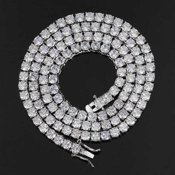 ale hip hop iced out brass 3mm 4mm 5mm 6mm cz diamond tennis chain necklace mens jewelry, Silver
ale hip hop iced out brass 3mm 4mm 5mm 6mm cz diamond tennis chain necklace mens jewelry, Silver