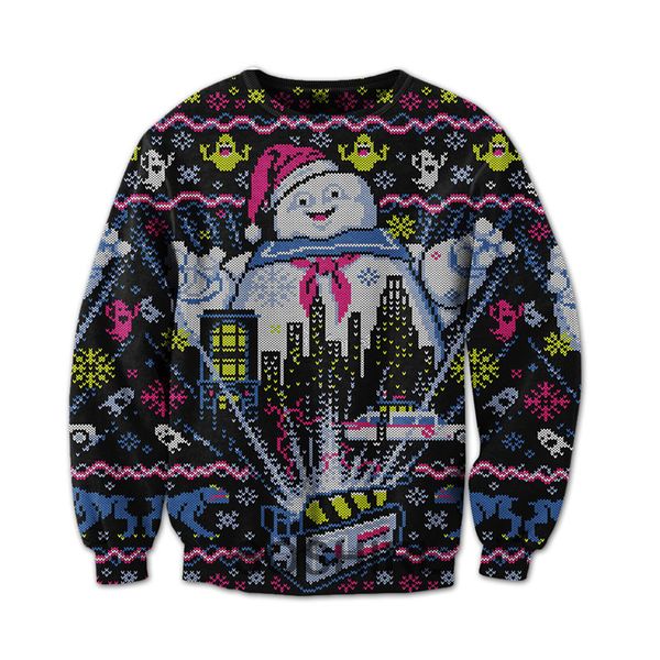 women's hoodies sweatshirts attack of the marshmallow sweatshirt funny kawaii hoodie ugly christmas outfit harajuku fashion 3d pullover, Black
women's hoodies sweatshirts attack of the marshmallow sweatshirt funny kawaii hoodie ugly christmas outfit harajuku fashion 3d pullover, Black