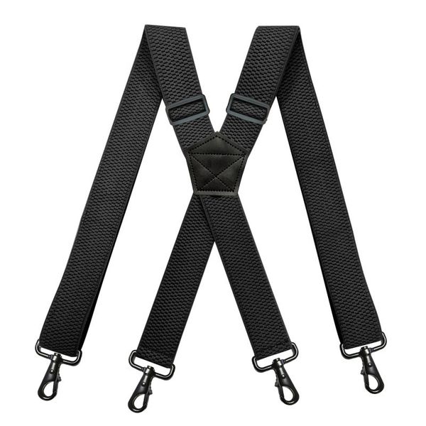 suspenders men's heavy duty work 38cm wide xshape with 4 swivel snap hooks adjustable elastic biker snowboard trouser braces 230307, Black;white
suspenders men's heavy duty work 38cm wide xshape with 4 swivel snap hooks adjustable elastic biker snowboard trouser braces 230307, Black;white