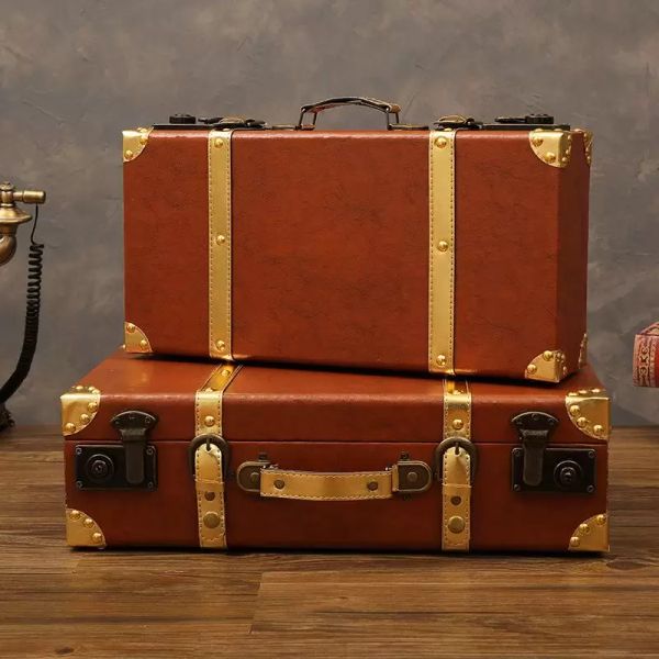 suitcases retro travel suitcase portable prop box household clothes storage shooting props leather case window display decorationsuitcases, Black;red
suitcases retro travel suitcase portable prop box household clothes storage shooting props leather case window display decorationsuitcases, Black;red