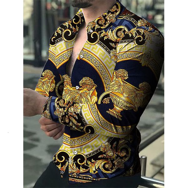 men's casual shirts fashion vintage shirts for men oversized casual shirt floral totem print long sleeve men's clothing party car, White;black
men's casual shirts fashion vintage shirts for men oversized casual shirt floral totem print long sleeve men's clothing party car, White;black