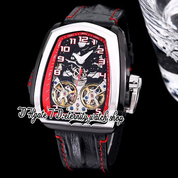 bzf twin turbo mens watch jcfm05 twin tourbillon automatic dlc black case skeleton dial number markers black leather red line strap super ed, Slivery;brown
bzf twin turbo mens watch jcfm05 twin tourbillon automatic dlc black case skeleton dial number markers black leather red line strap super ed, Slivery;brown