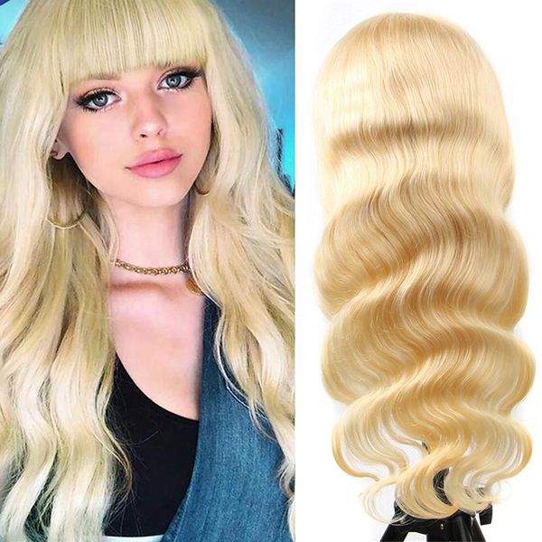 30 inch body wave remy human hair wig with bangs for women 613 honey blonde full machine made glueless fringe natural remy, Black;brown
30 inch body wave remy human hair wig with bangs for women 613 honey blonde full machine made glueless fringe natural remy, Black;brown