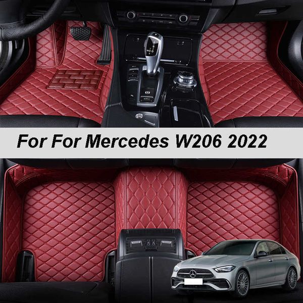 custom made leather car floor mats for mercedes w206 2022 2023 carpets rugs foot pads accessories r230307
custom made leather car floor mats for mercedes w206 2022 2023 carpets rugs foot pads accessories r230307