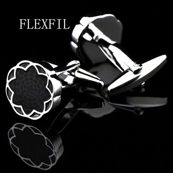 cuff links flexfil round lotus jewelry french shirt fashion links for men s links buttons black 230306, Silver
cuff links flexfil round lotus jewelry french shirt fashion links for men s links buttons black 230306, Silver