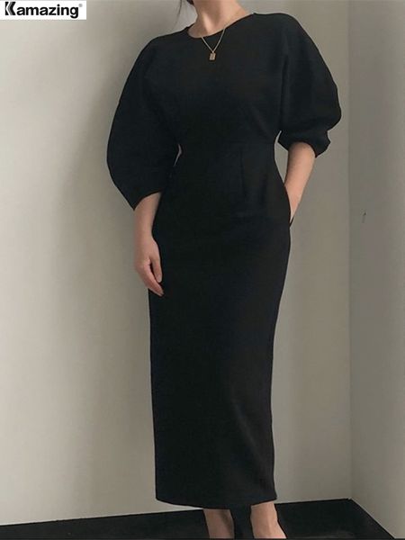 casual dresses summer spring elegant office ladies bodycon dress fashion solid color midi women slim party white ol clothes 230307, Black;gray
casual dresses summer spring elegant office ladies bodycon dress fashion solid color midi women slim party white ol clothes 230307, Black;gray