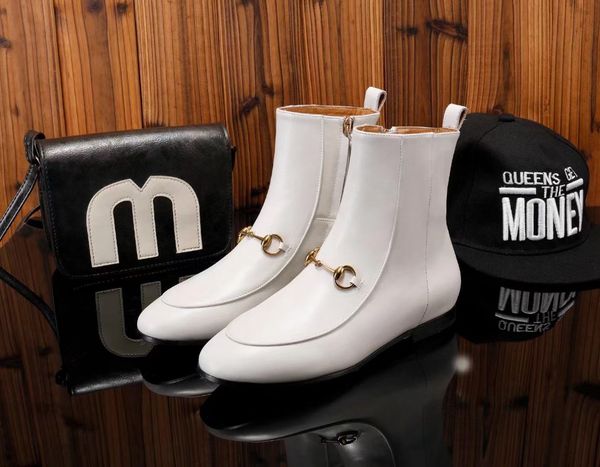 autumn and winter zipper martin boots women's flat shoes leather women's letter ankle boots soft cowhide metal buckle designer sho, Black
autumn and winter zipper martin boots women's flat shoes leather women's letter ankle boots soft cowhide metal buckle designer sho, Black
