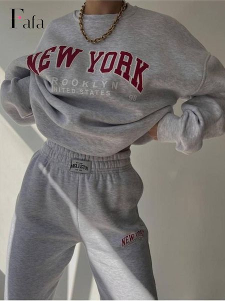 women's two piece pants autumn winter women letter print tracksuit loose pants two piece sets female casual o-neck sweatshirt sportswea, White
women's two piece pants autumn winter women letter print tracksuit loose pants two piece sets female casual o-neck sweatshirt sportswea, White