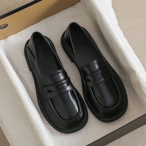 dress shoes british loafers for women slip on round toe moccasins cute girls spring daily flat female feetwear chaussure femme 230307, Black
dress shoes british loafers for women slip on round toe moccasins cute girls spring daily flat female feetwear chaussure femme 230307, Black