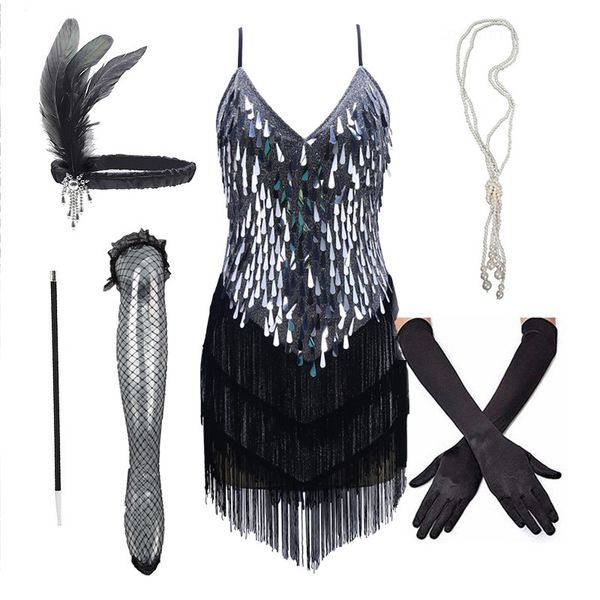 skirts women's 1920s black sequins beaded fringed gatsby theme roaing arc wedding party flapper tassel dress with accessories set 23030
skirts women's 1920s black sequins beaded fringed gatsby theme roaing arc wedding party flapper tassel dress with accessories set 23030