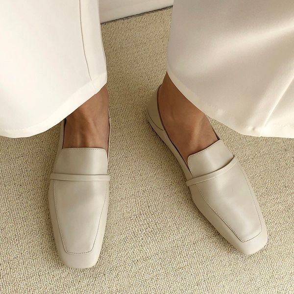 dress shoes mezereon cow leather square toe women flats casual loafers women shoe without heel spring autumn mules woman simple shoes 230307, Black
dress shoes mezereon cow leather square toe women flats casual loafers women shoe without heel spring autumn mules woman simple shoes 230307, Black