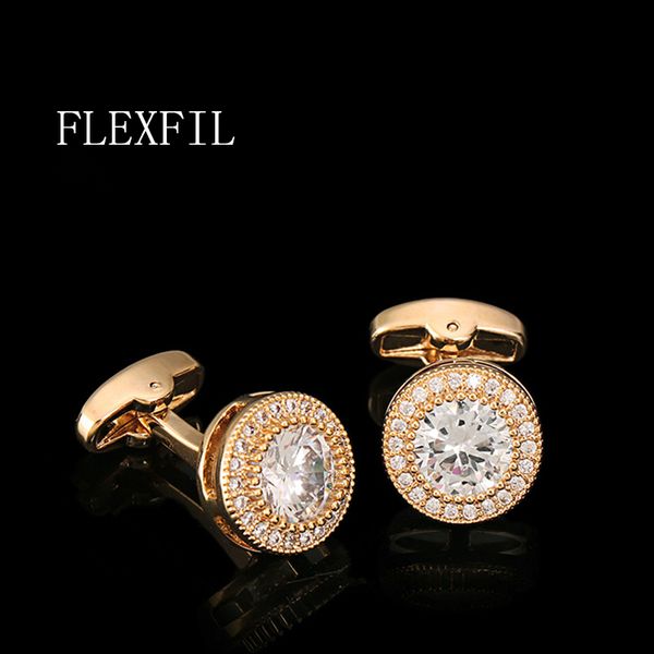 cuff links flexfil luxury shirt cufflinks for men s brand buttons links gemelos crystal wedding abotoaduras jewelry 230307, Silver
cuff links flexfil luxury shirt cufflinks for men s brand buttons links gemelos crystal wedding abotoaduras jewelry 230307, Silver