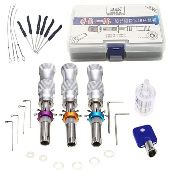 integrated fitness equip three 7pin adjustable tubular pickaxe lock tools and transparent plum blossom with key breaking extractor exercise
integrated fitness equip three 7pin adjustable tubular pickaxe lock tools and transparent plum blossom with key breaking extractor exercise