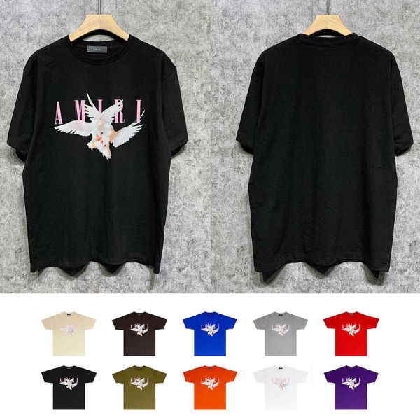 t-shirts amnri tee men women cotton leisure designer fashion brand simple 2023 men's print shirt short sleeve casual slim loose fit, White;black
t-shirts amnri tee men women cotton leisure designer fashion brand simple 2023 men's print shirt short sleeve casual slim loose fit, White;black