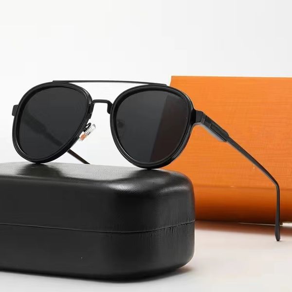l837piece fashion sunglasses glasses sunglasses designer men's ladies brown case black metal frame dark lens, White;black
l837piece fashion sunglasses glasses sunglasses designer men's ladies brown case black metal frame dark lens, White;black