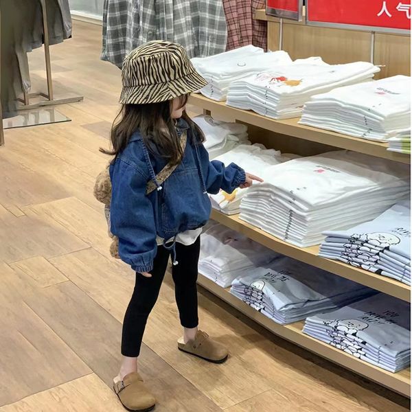 clothing sets girls spring autumn korean loose hooded denim jacket casual white long t small pants kids boutique clothes 230307
clothing sets girls spring autumn korean loose hooded denim jacket casual white long t small pants kids boutique clothes 230307