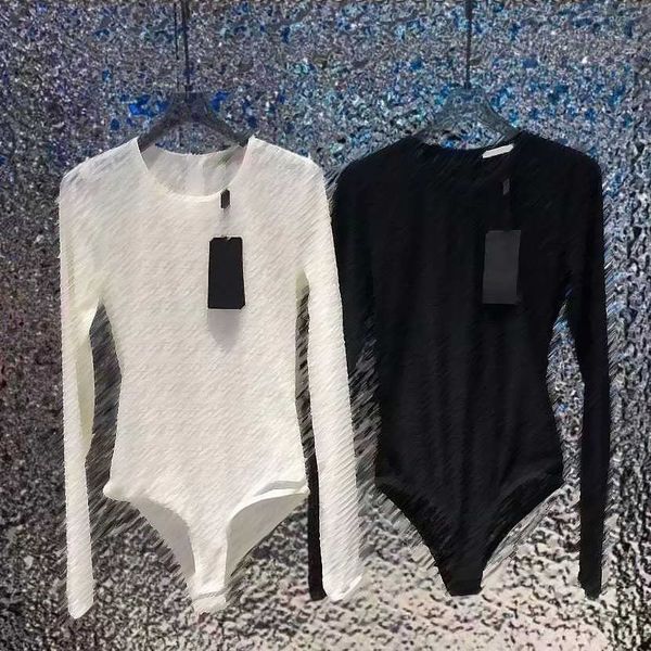 22ss designer brand onesie bikini new perspective letter long sleeve bodysuit womens clothing, Black;white
22ss designer brand onesie bikini new perspective letter long sleeve bodysuit womens clothing, Black;white