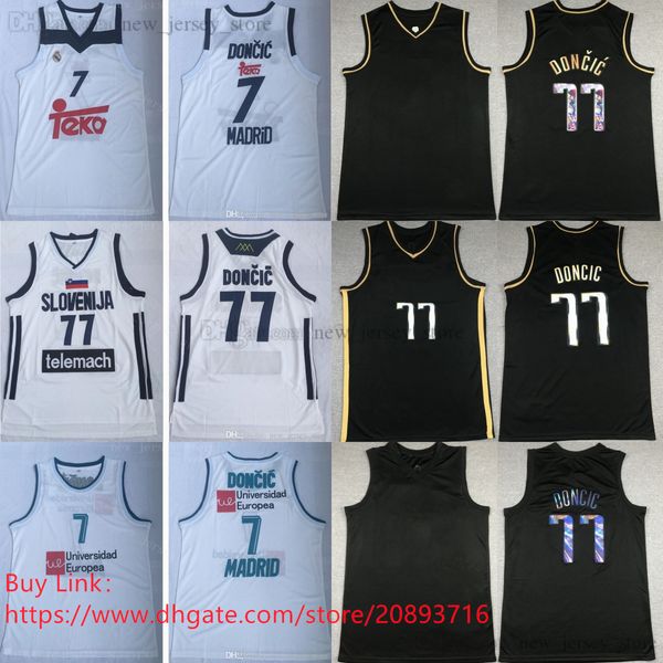 ncaa luka madrid doncic jerseys 77 basketball uniform 7 team club mvp euroleague spain europe slovenija men stitched white custom xs-6xl, Black
ncaa luka madrid doncic jerseys 77 basketball uniform 7 team club mvp euroleague spain europe slovenija men stitched white custom xs-6xl, Black