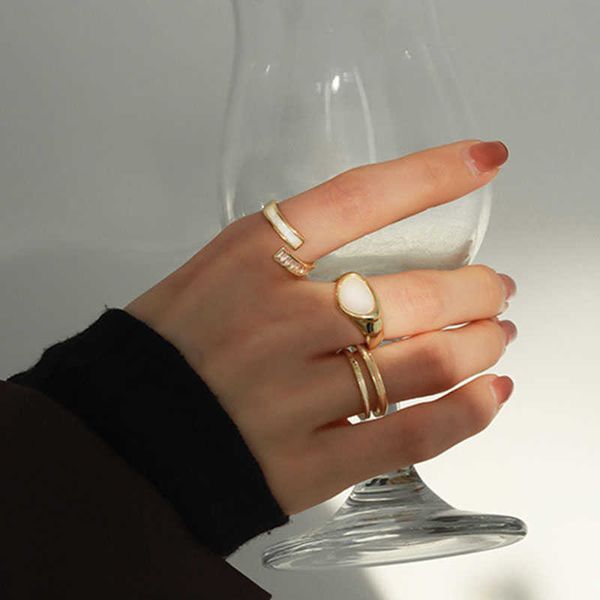 band rings ring design female fashion japanese luxury european and american rings aa230306, Silver
band rings ring design female fashion japanese luxury european and american rings aa230306, Silver