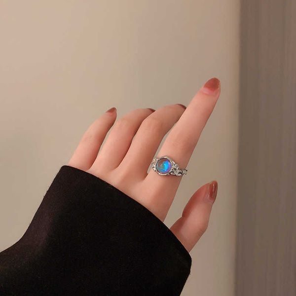 band rings monica boutique alloy plating non-oxidizing ring korean fashion crystal moonstone retro simple ladies ring aa230306, Silver
band rings monica boutique alloy plating non-oxidizing ring korean fashion crystal moonstone retro simple ladies ring aa230306, Silver