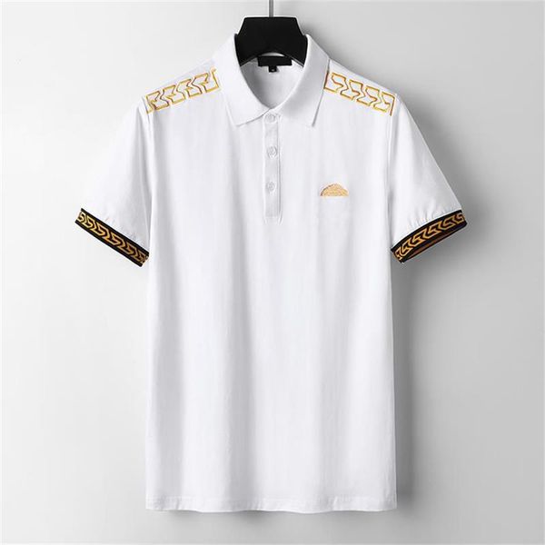 2023 summer new short-sleeved high-end polo embroidery polo collar short-sleeved t-shirt fashion breathable shirt men's half, White;black
2023 summer new short-sleeved high-end polo embroidery polo collar short-sleeved t-shirt fashion breathable shirt men's half, White;black