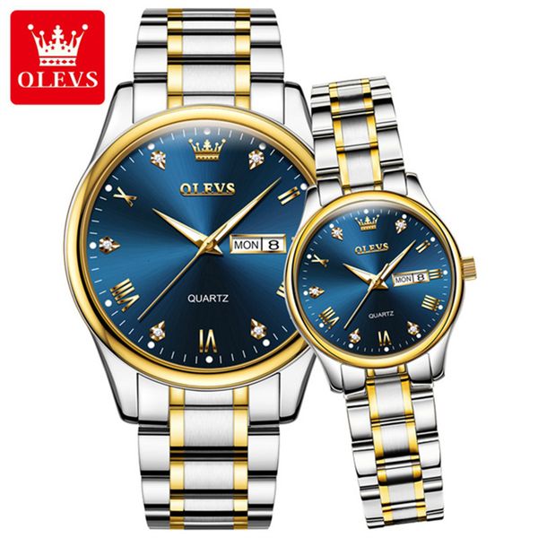 womens watches olevs in gold for women men quartz double calendar clock waterproof ladies for lovers gift his or hers 230307, Slivery;golden
womens watches olevs in gold for women men quartz double calendar clock waterproof ladies for lovers gift his or hers 230307, Slivery;golden