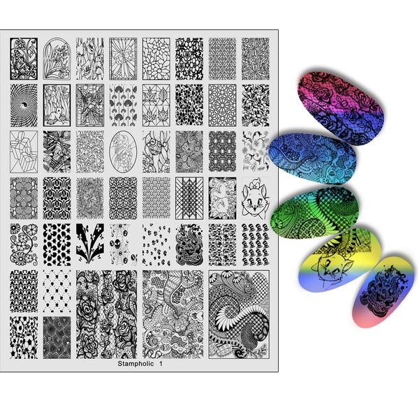 nail art templates 1pc stampholic nail art image plate template choosing designs beauty stencil tools disk with plastic bottom 230307, White
nail art templates 1pc stampholic nail art image plate template choosing designs beauty stencil tools disk with plastic bottom 230307, White