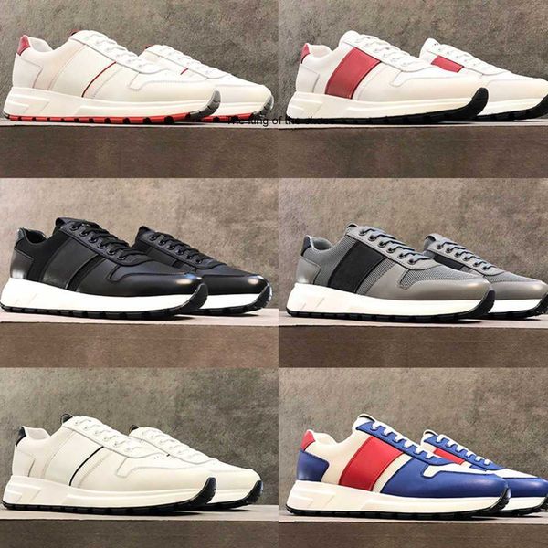 designer men prax 01 sneakers leather platform shoes black red blue screen-printed technical fabric trainers mesh eyelets casual shoe 296
designer men prax 01 sneakers leather platform shoes black red blue screen-printed technical fabric trainers mesh eyelets casual shoe 296