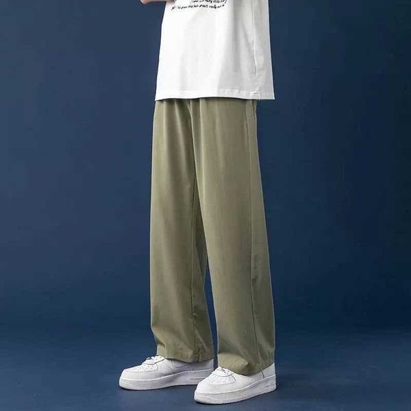 men's pants summer thin ice silk pants men straight tube loose wide leg pants korean version trend solid color casual trousers oversize, Black
men's pants summer thin ice silk pants men straight tube loose wide leg pants korean version trend solid color casual trousers oversize, Black