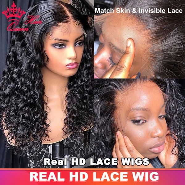 invisible hd lace frontal wigs 250% 13x6 lace front wigs deep wave hd lace closure curly wig full lace human raw hair wig for woman queen ha, Black;brown
invisible hd lace frontal wigs 250% 13x6 lace front wigs deep wave hd lace closure curly wig full lace human raw hair wig for woman queen ha, Black;brown
