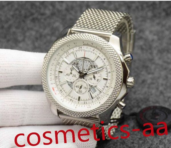 9 color luxury watch b05 48mm unitime chronograph quartz movement silver case limited multicolor dial 50th anniversary men watches leather s, Slivery;brown
9 color luxury watch b05 48mm unitime chronograph quartz movement silver case limited multicolor dial 50th anniversary men watches leather s, Slivery;brown