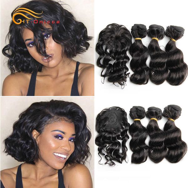 wig caps htonicca loose deep brazilian hair weave bundles 8 inch 100 human hair 3 bundles and closure hair extensions natural black j230306, Black;brown
wig caps htonicca loose deep brazilian hair weave bundles 8 inch 100 human hair 3 bundles and closure hair extensions natural black j230306, Black;brown