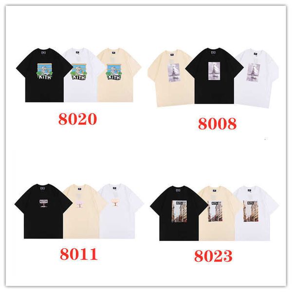 men's t-shirt 2023 spring and summer kith series 12 american printed t-shirts breathable sweat-absorbing fresh t, White;black
men's t-shirt 2023 spring and summer kith series 12 american printed t-shirts breathable sweat-absorbing fresh t, White;black