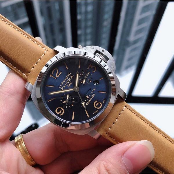 luxury mechanical watch panaral_ sapphire mirror swiss automatic movement size 44mm imported cowhide strap 8ew9, Slivery;brown
luxury mechanical watch panaral_ sapphire mirror swiss automatic movement size 44mm imported cowhide strap 8ew9, Slivery;brown
