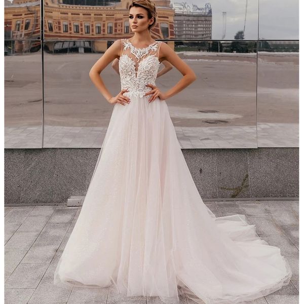 vintage a line wedding dress scoop neck lace appliqued tulle applique sweep train wedding bridal gowns, White
vintage a line wedding dress scoop neck lace appliqued tulle applique sweep train wedding bridal gowns, White