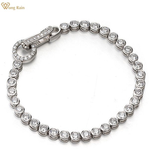 charm bracelets wong rain 100% 925 sterling silver created gemstone party fashion women chain bracelet bangle fine jewelry wholesale 230306, Golden;silver
charm bracelets wong rain 100% 925 sterling silver created gemstone party fashion women chain bracelet bangle fine jewelry wholesale 230306, Golden;silver