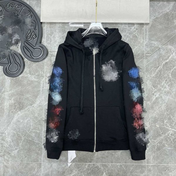 2023 new men's and women's zipper hoodie fashion brand ch autumn and winter series high street leisure loose 42q0, Black
2023 new men's and women's zipper hoodie fashion brand ch autumn and winter series high street leisure loose 42q0, Black